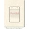 Deep Red Stamps Notebook Steno Paper Rubber Cling Stamp 2 x 3.1 inches